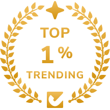 Top 1% Trending badge