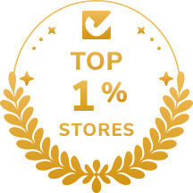 Top 1% Stores badge