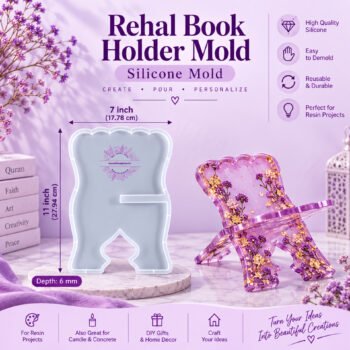 Quran Rehal Silicone Mold | Book Holder Resin Casting Mold