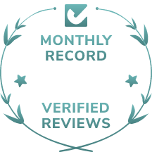 Monthly Record verified reviews badge